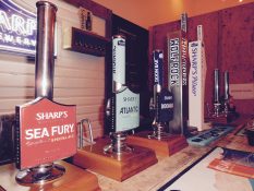 The delicious line of draft beers available at London Beer Week 2017 courtesy of Sharp's Brewing