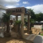 Entrance structure and bespoke bar built by Trinity Set & Stage, for Sharp's Brewery at the Royal Cornwall Show '17