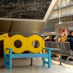 We100 Bench sits in Waterloo Train Station
